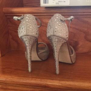 Silver Viola Glint shoes